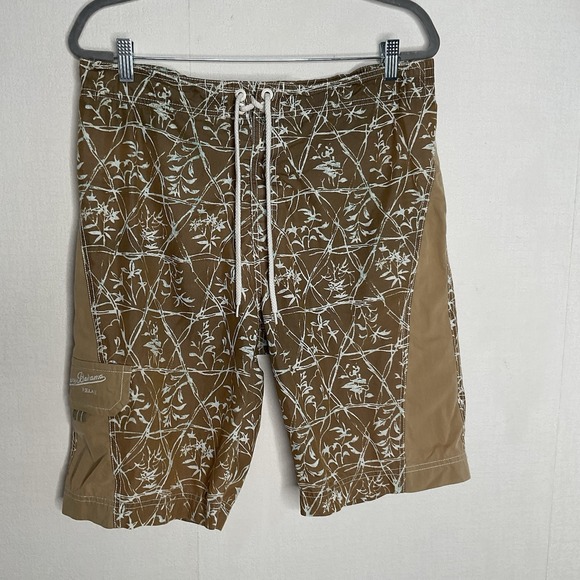 Vintage Tommy Bahama Relax Swim Trunks Mens Size M  Hawaiian Mesh Lined Shorts - Picture 1 of 9